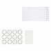 Set de Baño Blanco PVC Polietileno EVA (12 Unidades)