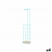 Toiletrolhouder Blauw Metaal Bamboe 16,5 x 63,5 x 16,5 cm (4 Stuks)