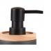 Soap Dispenser Black Wood Resin Plastic (6 Units)