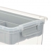 Multi-use Box Grey Transparent Plastic 9 L 35,5 x 17 x 23,5 cm (6 Units)