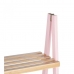 Prateleira de Casa de Banho Cor de Rosa Natural Bambu madeira de pinho 40 x 109,3 x 30 cm