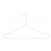 Apģērbu pakaramo komplekts Balts Metāls Silikona 39,5 x 20 x 0,5 cm (24 gb.)