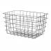 Multi-purpose basket Black Metal 38,5 x 20,5 x 28 cm Rectangular (6 Units)