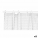 Cortina de Duche Quadros Transparente Polietileno EVA 180 x 180 cm (12 Unidades)
