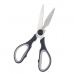 Scissors Black Silver Stainless steel 8,5 x 21 x 1,5 cm (12 Units)