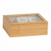 Krabice na čaj Andrea House cc73015 Bambus 21 x 16 x 7,5 cm