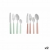 Cutlery Set Stainless steel Plastic (12 Units)
