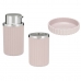 Fürdőszett Rózsaszín Műanyag (12 egység)