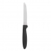 Knivset Svart Silvrig Rostfritt stål Plast 19,5 cm (12 antal)