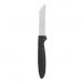 Peeler Knife Set Black Silver Stainless steel Plastic 17,2 cm (12 Units)