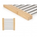Stalo kilimėlis Sidabras Metalinis Bambukas 36,4 x 2,2 x 21,3 cm (6 vnt.)