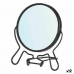 Uvećavajuće Ogledalo Crna Željezo 11 x 13 x 1,5 cm (12 kom.)