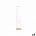 Toiletrolhouder Roze Metaal Bamboe 16,5 x 63,5 x 16,5 cm (4 Stuks)