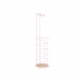 Porta-Rolos de Papel Higiénico Cor de Rosa Metal Bambu 16,5 x 63,5 x 16,5 cm (4 Unidades)