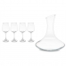 Vin Gavesettet Gjennomsiktig Glass 420 ml 1,8 L (2 enheter)