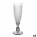 Kozarec za šampanjec Diamant Prozorno Antracit Steklo 185 ml (6 kosov)