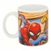Cană tip Halbă Spider-Man Great power Albastru Roșu Ceramică 350 ml