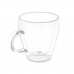Taza Mug Transparente Vidrio de Borosilicato 270 ml (24 Unidades)