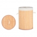 Καλάθι για τα Βρώμικα Ρούχα Φυσικό Μέταλλο Bamboo Ξύλο MDF 48 L 37 x 50 x 37 cm (4 Μονάδες)