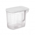Fridge Organiser Grey Transparent Plastic 2,5 L 20,5 x 17 x 13 cm (24 Units)