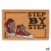 Fußmatte Step by Step Rot natürlich (12 Stück)