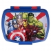 Sumuštinių dėžutė The Avengers Infinity Mėlyna Plastmasinis Raudona (17 x 5.6 x 13.3 cm)