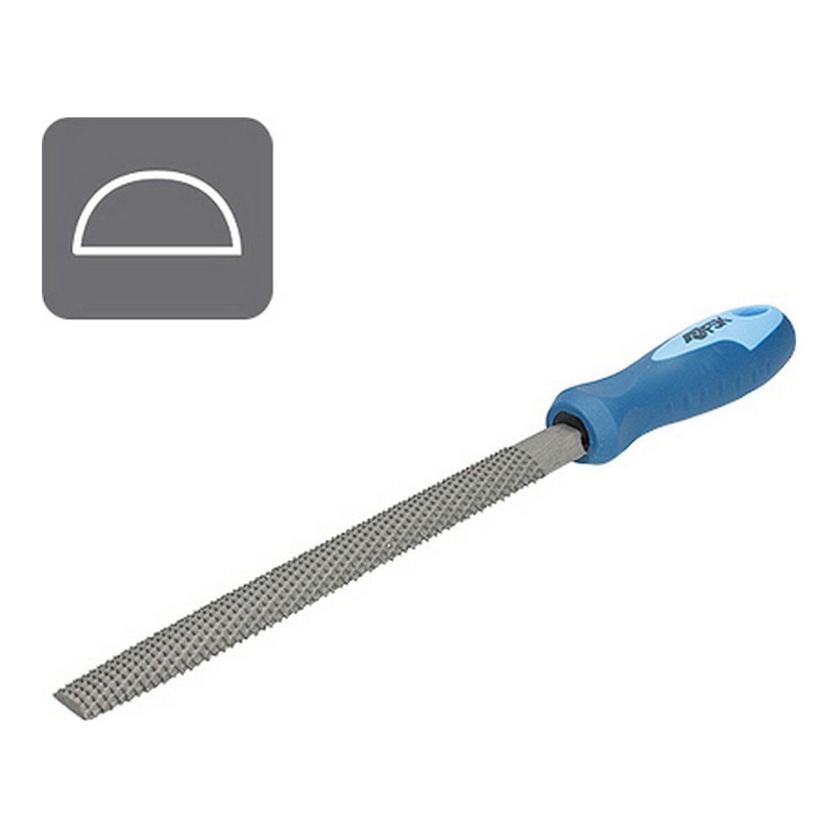 Halvrundrasp Ferrestock 250 mm