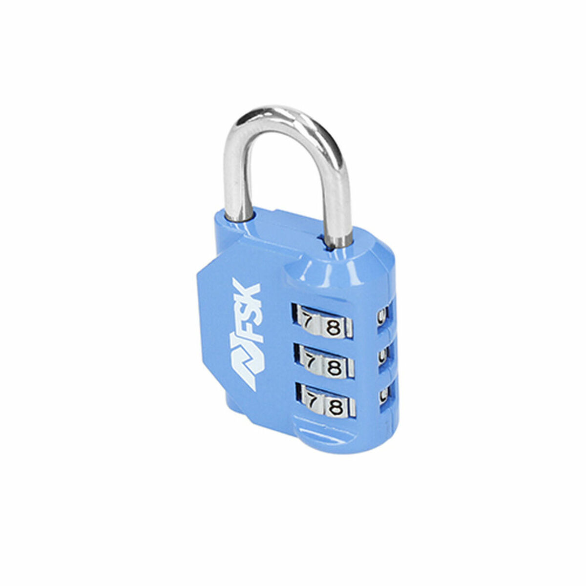 Lucchetto a combinazione Ferrestock Azzurro