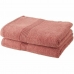 Håndklæde sæt TODAY Terrakotta 100% bomuld (2 enheder)