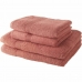 Håndklæde sæt TODAY Terrakotta 100% bomuld (4 Dele)