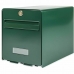 Caixa de correio Burg-Wachter   Verde Aço Galvanizado 28 x 36,5 x 31 cm