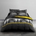 Комплект Чаршафи TODAY Черен Жълт Двойно легло 220 x 240 cm