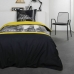 Antklodės užvalkalas be užpildo TODAY Juoda Geltona Viengulė lova 140 x 200 cm