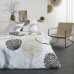 Bedding set TODAY Circles White Double bed 240 x 260 cm
