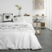 Ágynemű garnitúra TODAY Szívek Fehér Kétszemélyes ágy 240 x 260 cm