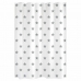Rideau de Douche Gelco Etoiles Blanc Gris 180 x 200 cm