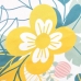 Nordisk deksel TODAY SUNSHINE Blomster Flerfarget 240 x 220 cm