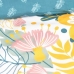 Påslakan TODAY SUNSHINE Blommig Multicolour 240 x 220 cm