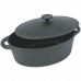 Saucepan Crealys Black Cast Iron Ø 37 cm 9 L
