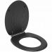 Toiletbril Gelco Donker grijs Zwart