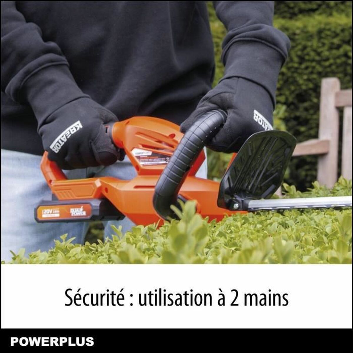 Hækkeklipper Powerplus 20 V