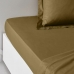 Fitted bottom sheet TODAY Essential Bronze 140 x 200 cm