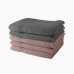 Set di asciugamani TODAY Grigio Rosa chiaro 5 Pezzi 70 x 130 cm