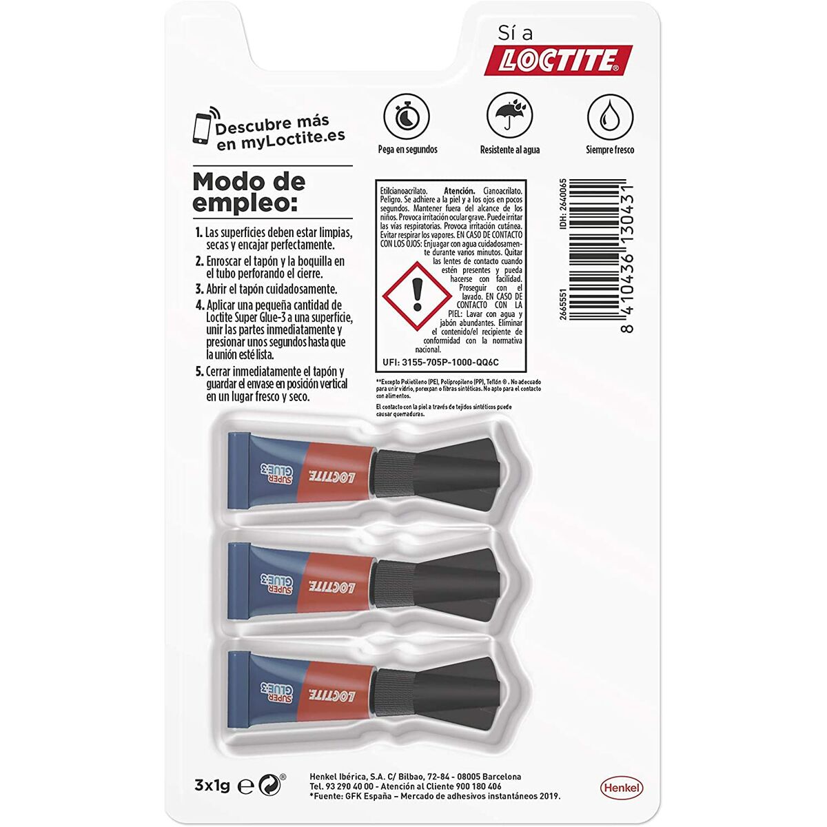 Lepidlo Loctite mini trio