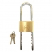 Key padlock EDM Adjustable Brass