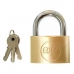 Key padlock EDM Bow Brass (40 x 23 mm)