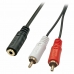 Kabel Audio-Jack til RCA LINDY 35677