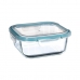 Lunchbox 5five 18,20 x 18,20 x 7,4 cm 1,18 L Kristal Blauw Multicolour