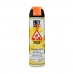 Spray paint Pintyplus Tech T143 360º Orange 500 ml