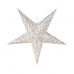 Étoile de Noël Transparent Blanc/Marron 60 cm